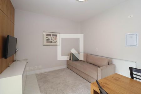 Sala de apartamento para alugar com 1 quarto, 40m² em Jardim Paulista, São Paulo