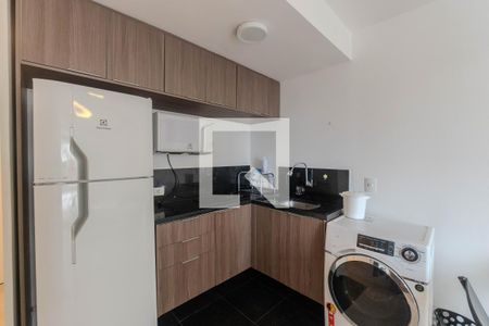 Cozinha de kitnet/studio à venda com 1 quarto, 25m² em Cerqueira César, São Paulo