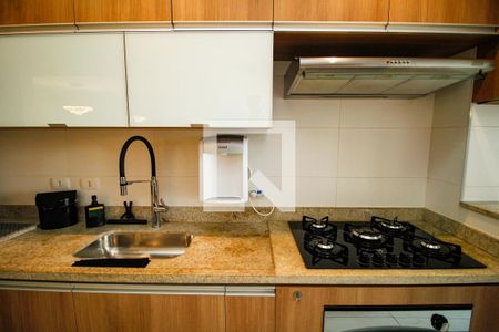 Cozinha de apartamento para alugar com 3 quartos, 131m² em Vila Tupi, Praia Grande