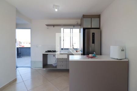 Sala/Cozinha de apartamento para alugar com 1 quarto, 32m² em Vila Ré, São Paulo