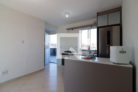 Sala/Cozinha de apartamento para alugar com 1 quarto, 32m² em Vila Ré, São Paulo