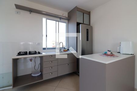 Sala/Cozinha de apartamento para alugar com 1 quarto, 32m² em Vila Ré, São Paulo