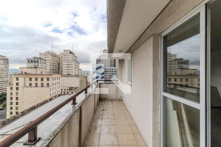 Varanda de kitnet/studio à venda com 1 quarto, 46m² em Centro Histórico de São Paulo, São Paulo