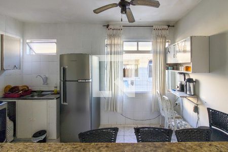 Cozinha  de kitnet/studio para alugar com 0 quarto, 36m² em Maracanã, Praia Grande