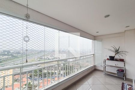 Varanda da Sala de apartamento à venda com 3 quartos, 107m² em Vila Lusitania, São Bernardo do Campo