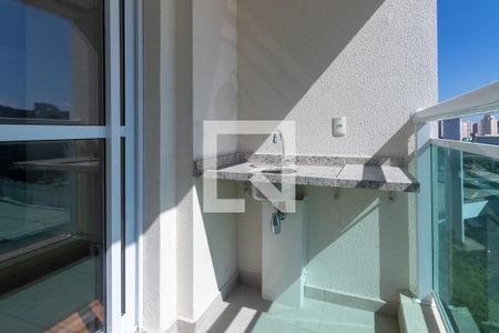 Varanda da Sala de apartamento para alugar com 1 quarto, 41m² em Barra Funda, São Paulo