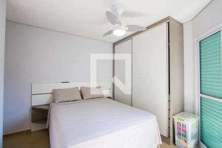 Quarto 1 - Suíte de apartamento à venda com 3 quartos, 90m² em Vila Valparaíso, Santo André