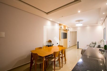 Sala de apartamento à venda com 3 quartos, 90m² em Vila Valparaíso, Santo André
