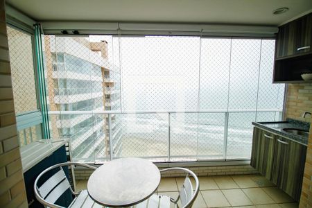 Varanda de apartamento para alugar com 2 quartos, 69m² em Nova Mirim, Praia Grande