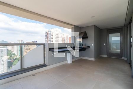 Varanda Gourmet de apartamento à venda com 4 quartos, 244m² em Alphaville Conde Ii, Barueri