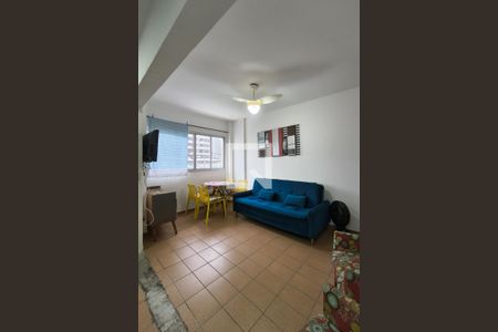 Sala de apartamento para alugar com 1 quarto, 50m² em Guilhermina, Praia Grande
