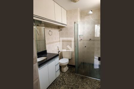 Banheiro da Suíte de apartamento para alugar com 1 quarto, 50m² em Buritis, Belo Horizonte