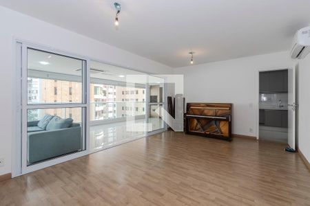 Sala de apartamento para alugar com 3 quartos, 164m² em Brooklin, São Paulo