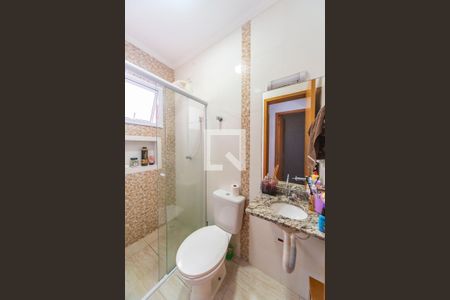 Banheiro  de apartamento à venda com 2 quartos, 105m² em Vila Helena, Santo André