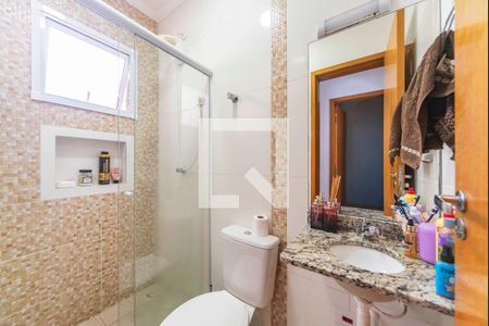 Banheiro  de apartamento à venda com 2 quartos, 105m² em Vila Helena, Santo André