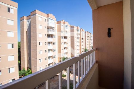 Varanda da Sala  de apartamento para alugar com 2 quartos, 50m² em Vila Hortência, Sorocaba