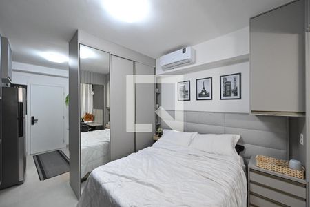 Sala/quarto de kitnet/studio para alugar com 1 quarto, 26m² em Vila Clementino, São Paulo