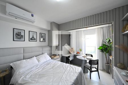 Sala/quarto de kitnet/studio para alugar com 1 quarto, 26m² em Vila Clementino, São Paulo