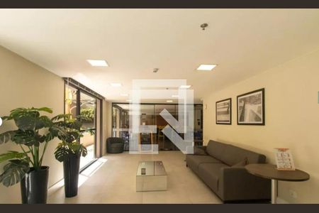 Hall de entrada de kitnet/studio para alugar com 1 quarto, 17m² em Centro, Curitiba