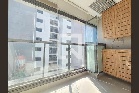 Área de serviço de kitnet/studio para alugar com 1 quarto, 32m² em Santo Amaro, São Paulo