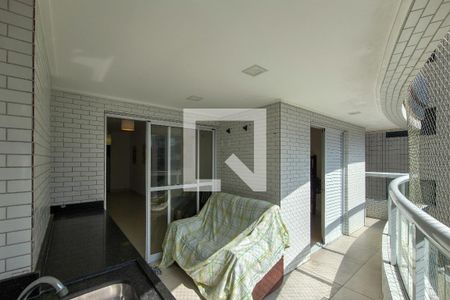 Sacada de apartamento para alugar com 2 quartos, 80m² em Guilhermina, Praia Grande