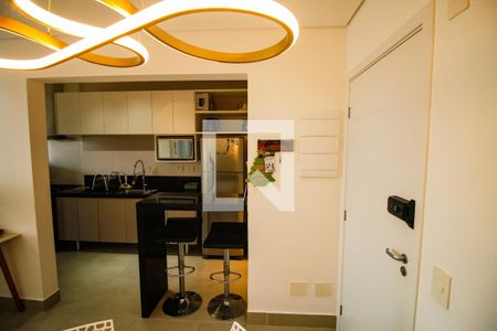 Sala de apartamento para alugar com 1 quarto, 57m² em Aviação, Praia Grande