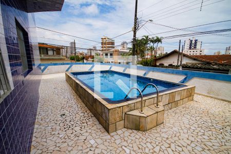 Área comum - Piscina de apartamento para alugar com 1 quarto, 45m² em Vila Caiçara, Praia Grande