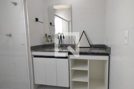 Banheiro de kitnet/studio para alugar com 1 quarto, 42m² em Santa Paula, São Caetano do Sul