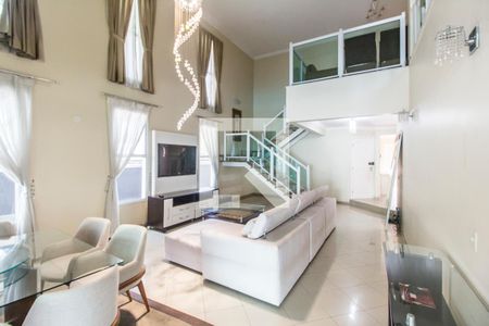 Sala de casa de condomínio para alugar com 4 quartos, 360m² em Residencial 18 do Forte, Santana de Parnaíba
