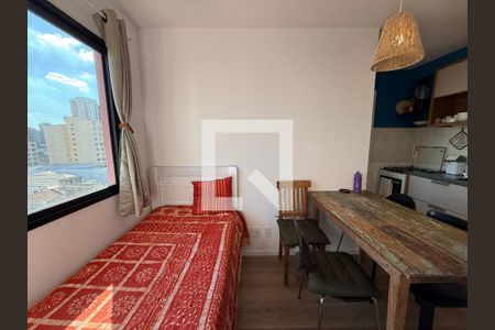 Estar/Jantar/Quarto de kitnet/studio à venda com 1 quarto, 28m² em Campos Elíseos, São Paulo