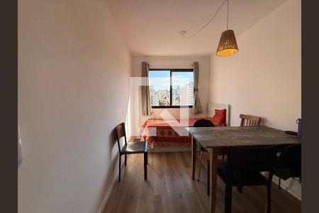 Estar/Jantar/Quarto de kitnet/studio à venda com 1 quarto, 28m² em Campos Elíseos, São Paulo