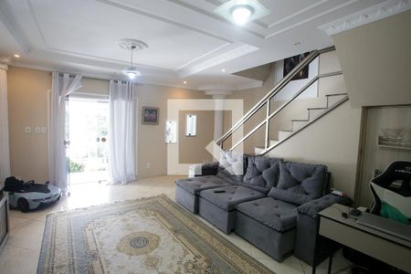 Sala de casa de condomínio à venda com 4 quartos, 235m² em Taquara, Rio de Janeiro