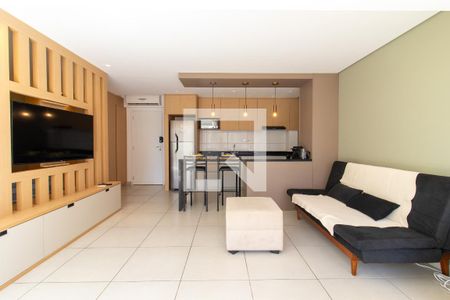 Sala/Cozinha de apartamento para alugar com 1 quarto, 46m² em Centro, Campinas