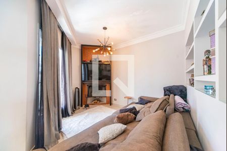 Sala de TV de casa à venda com 3 quartos, 330m² em Campestre, Santo André