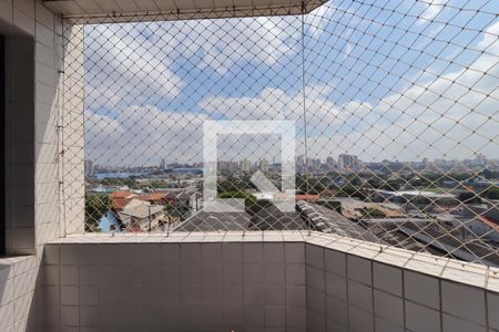 Varanda da Sala de apartamento à venda com 3 quartos, 73m² em Vila Valparaíso, Santo André
