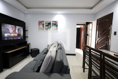 Sala de apartamento para alugar com 3 quartos, 120m² em Centro, Santo André