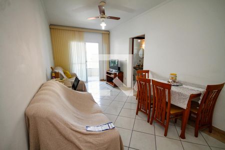 Sala de apartamento para alugar com 2 quartos, 70m² em Guilhermina, Praia Grande