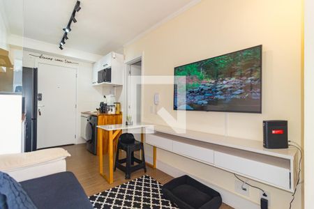 Sala  de apartamento à venda com 1 quarto, 29m² em Belenzinho, São Paulo