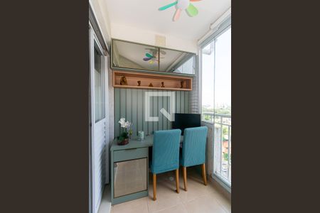Varanda da Sala de apartamento à venda com 2 quartos, 55m² em Vila Prudente, São Paulo