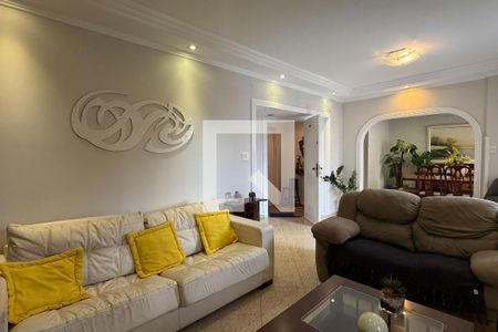 Sala de apartamento para alugar com 4 quartos, 177m² em Ponta da Praia, Santos