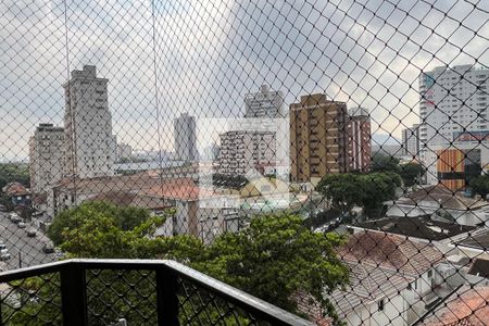 Varanda da Sala de apartamento para alugar com 4 quartos, 177m² em Ponta da Praia, Santos