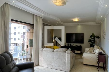 Sala de apartamento para alugar com 4 quartos, 177m² em Ponta da Praia, Santos