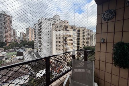 Varanda da Sala de apartamento para alugar com 4 quartos, 177m² em Ponta da Praia, Santos