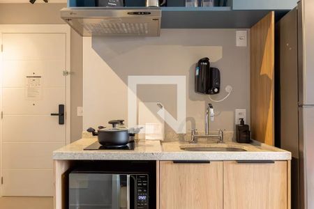 Studio - Quarto e Cozinha de kitnet/studio para alugar com 1 quarto, 28m² em Butantã, São Paulo
