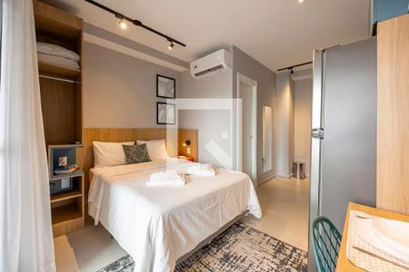 Studio - Quarto e Cozinha de kitnet/studio para alugar com 1 quarto, 28m² em Butantã, São Paulo