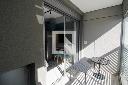 Varanda do Studio de apartamento para alugar com 1 quarto, 28m² em Butantã, São Paulo