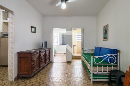 Sala de apartamento para alugar com 1 quarto, 50m² em Guilhermina, Praia Grande