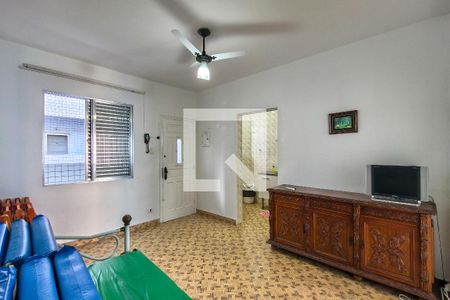 Sala de apartamento para alugar com 1 quarto, 50m² em Guilhermina, Praia Grande