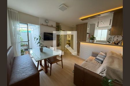 Sala de apartamento à venda com 2 quartos, 53m² em Vila Oeste, Belo Horizonte