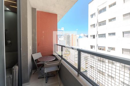 Sacada de kitnet/studio para alugar com 1 quarto, 25m² em Consolação, São Paulo